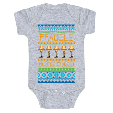 A Major Award Ugly Sweater Baby One-Piece