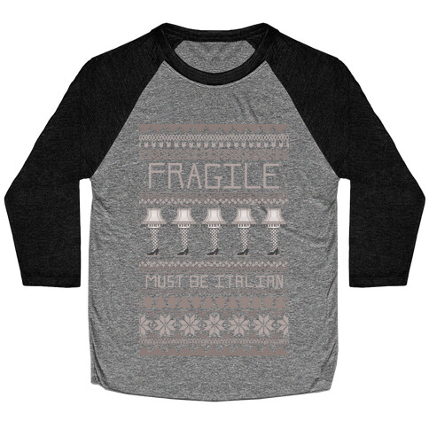 A Major Award Ugly Sweater Baseball Tee