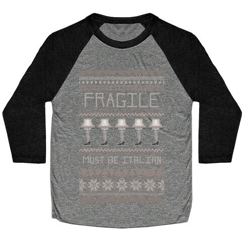 A Major Award Ugly Sweater Baseball Tee