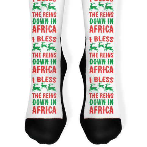 I Bless the Reins Down in Africa  Sock