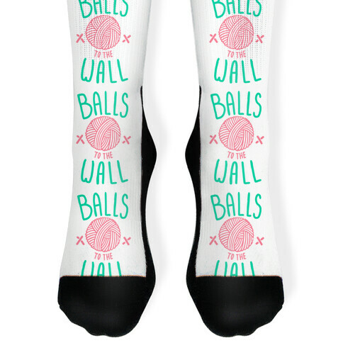 Balls to the Wall (Yarn) Sock