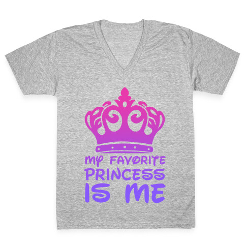 My Favorite Princess V-Neck Tee Shirt