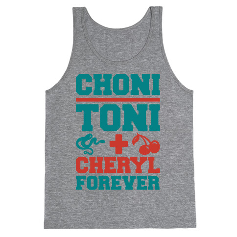 Choni Toni Plus Cheryl Forever Parody White Print Tank Top