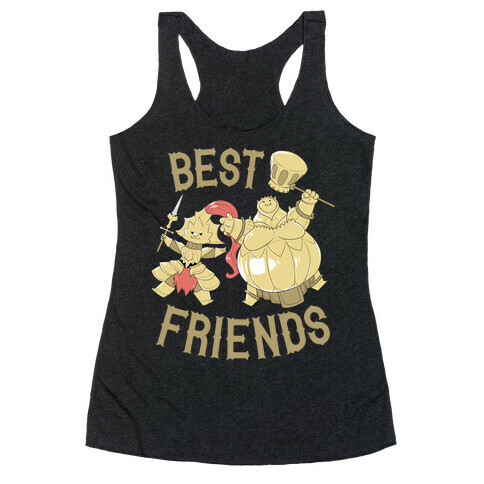 Best Friends Ornstein and Smough Racerback Tank Top