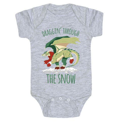 Draggin' Through The Snow Baby One-Piece