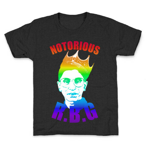 Rainbow Notorious R.B.G. Kids T-Shirt