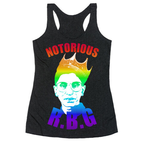 Rainbow Notorious R.B.G. Racerback Tank Top