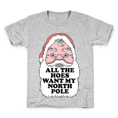 All The Hoes Want My North Pole Kids T-Shirt