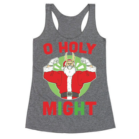 O Holy Might - All Might Racerback Tank Top