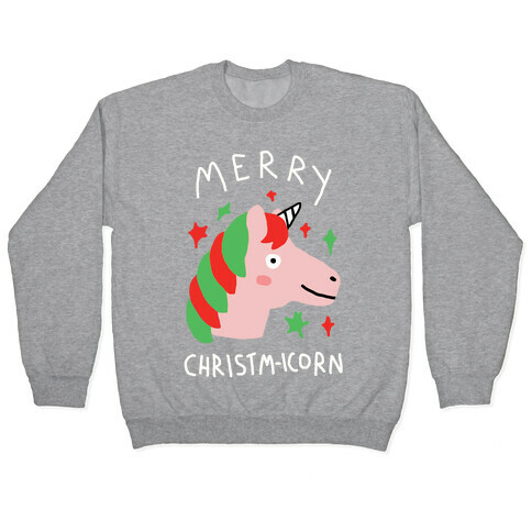 Merry Christm-icorn Pullover