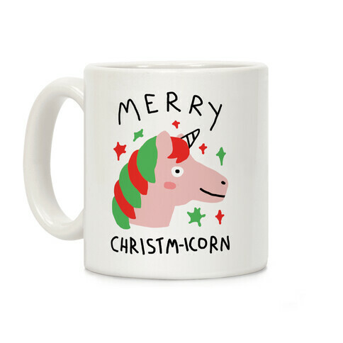 Merry Christm-icorn Coffee Mug