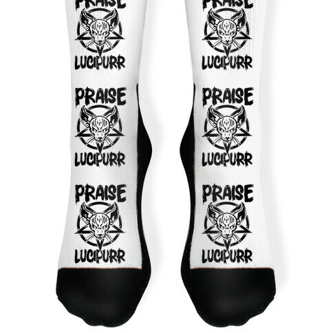Praise Lucipurr Sock