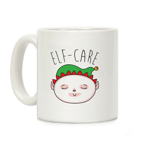 Elf-Care Elf Self-Care Christmas Parody Coffee Mug