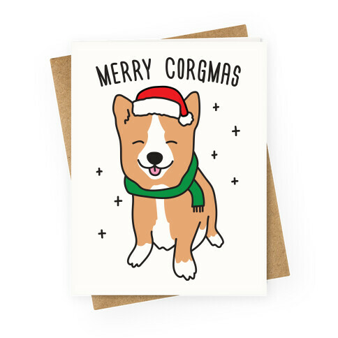 Merry Corgmas Greeting Card
