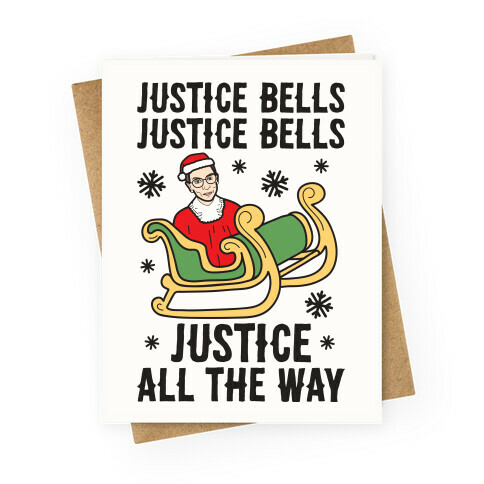 Justice Bells RBG Greeting Card