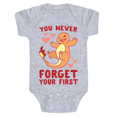 You Never Forget Your First - Charmander Baby One-Piece