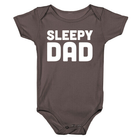 Sleepy Dad Baby One-Piece