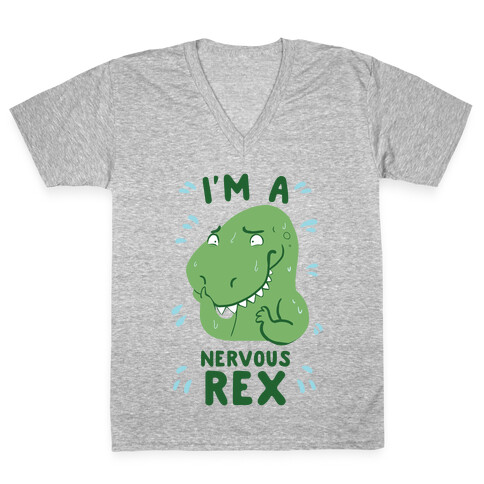 I'm a Nervous Rex V-Neck Tee Shirt