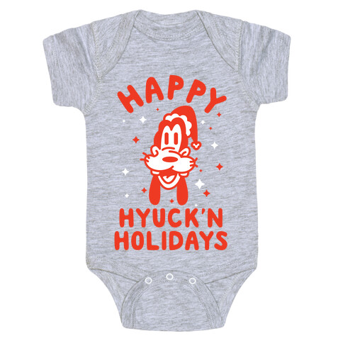 Happy Hyuck'N Holidays Goofy Parody Baby One-Piece