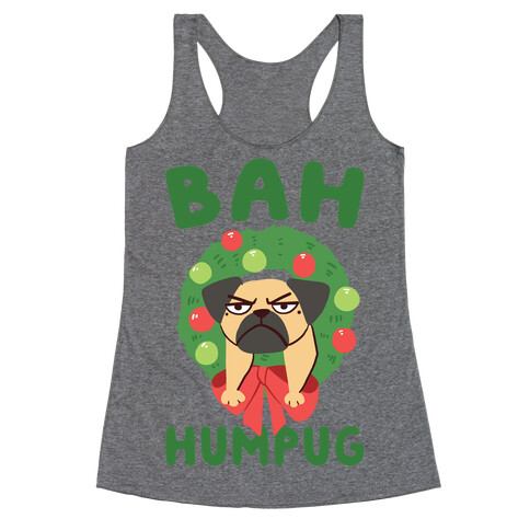 Bah Humpug Racerback Tank Top