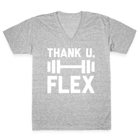 thank u, flex V-Neck Tee Shirt