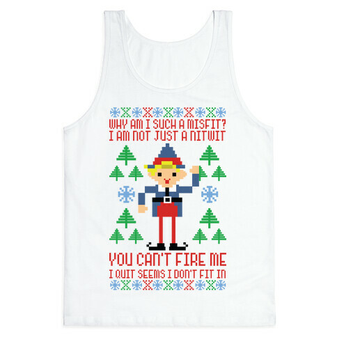 Why am I Such a Misfit I Am Not Just a Nitwit Tank Top