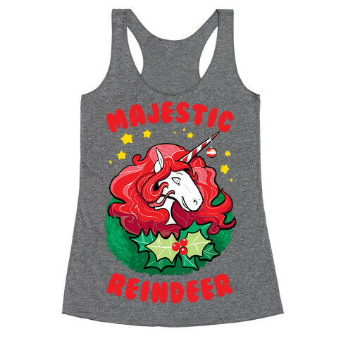 Majestic Reindeer Racerback Tank Top