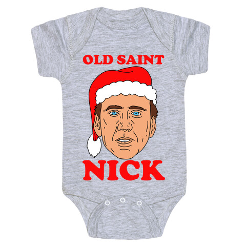 Old Saint Nick Baby One-Piece