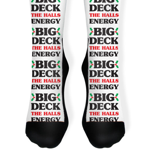 Big Deck The Halls Energy Sock