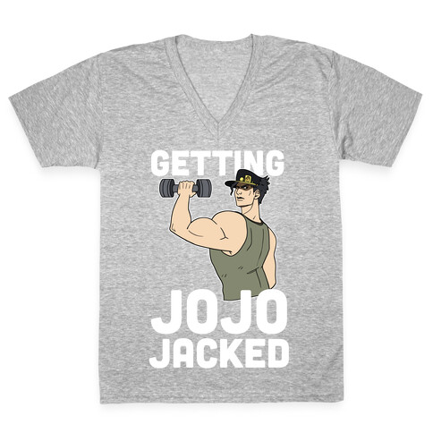 Getting Jojo-Jacked V-Neck Tee Shirt