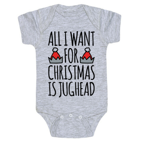 All I Want For Christmas Is Jughead Parody Baby One-Piece