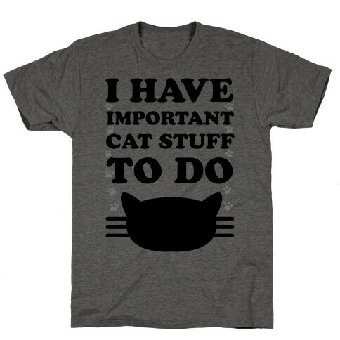 I Have Important Cat Stuff To Do T-Shirt