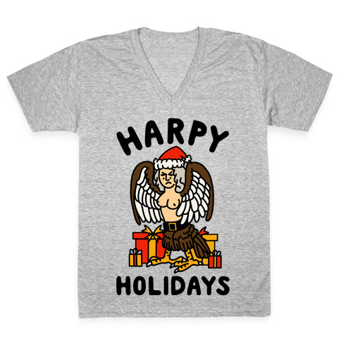 Harpy Holidays V-Neck Tee Shirt
