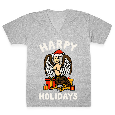 Harpy Holidays V-Neck Tee Shirt