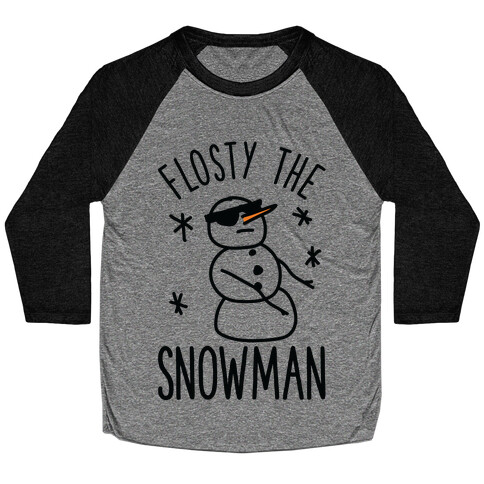 Flosty The Snowman Baseball Tee