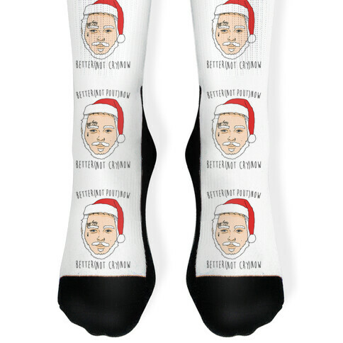 Better Now Santa Claus Parody  Sock