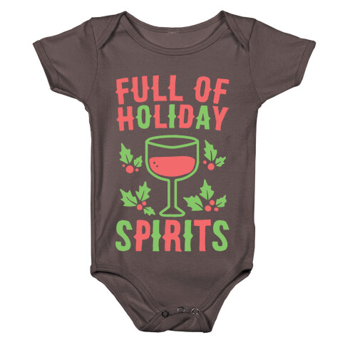 Full of Holiday Spirits Baby One-Piece