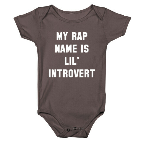 My Rap Name is Lil' Introvert Baby One-Piece
