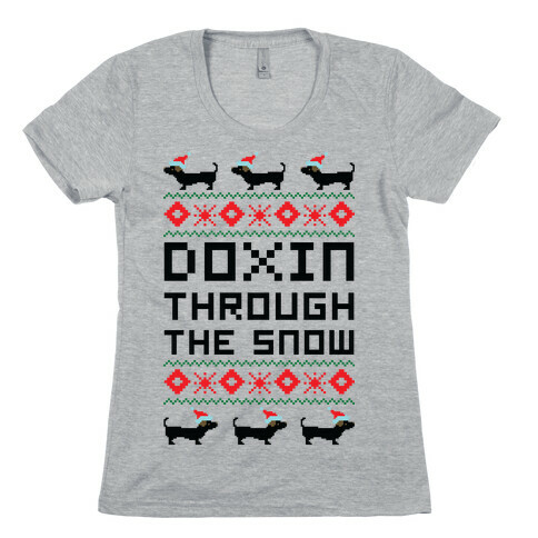 Doxin Through the Snow Womens T-Shirt