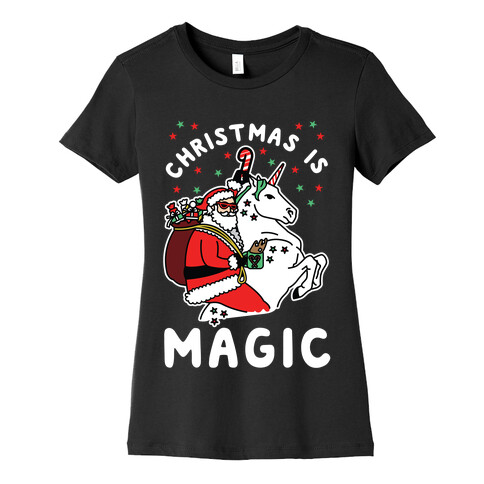 Christmas is Magic Womens T-Shirt