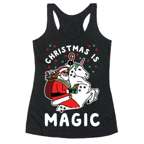 Christmas is Magic Racerback Tank Top