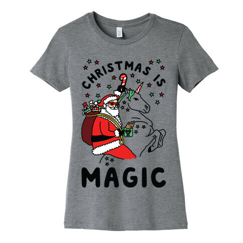 Christmas is Magic Womens T-Shirt