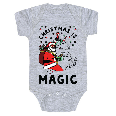 Christmas is Magic Baby One-Piece