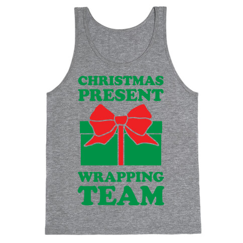 Christmas Present Wrapping Team Tank Top