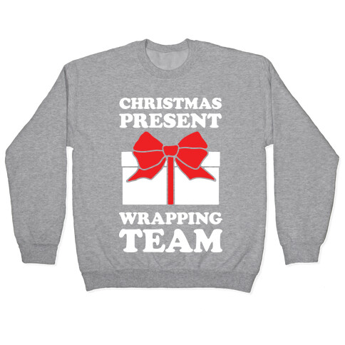 Christmas Present Wrapping Team Pullover