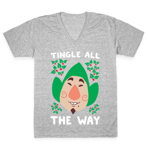 Tingle All the Way V-Neck Tee Shirt