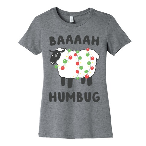 Baaaaah Humbug Womens T-Shirt