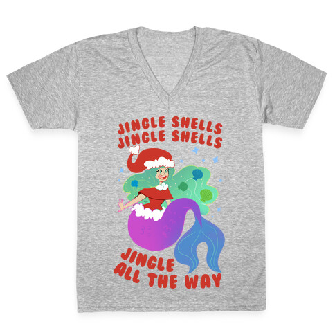 Jingle Shells, Jingle Shells V-Neck Tee Shirt