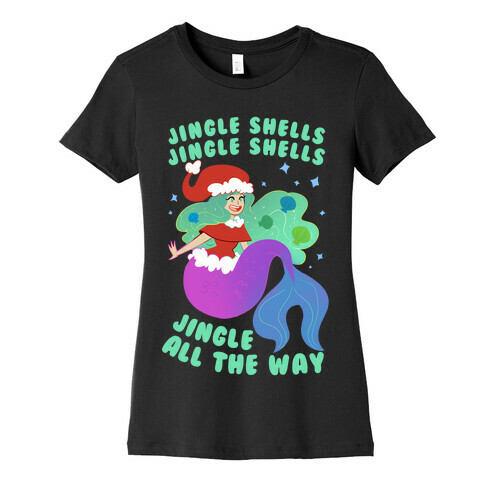 Jingle Shells, Jingle Shells Womens T-Shirt