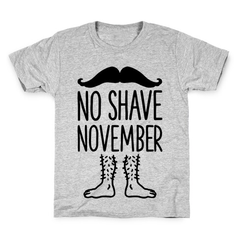 No Shave November Kids T-Shirt